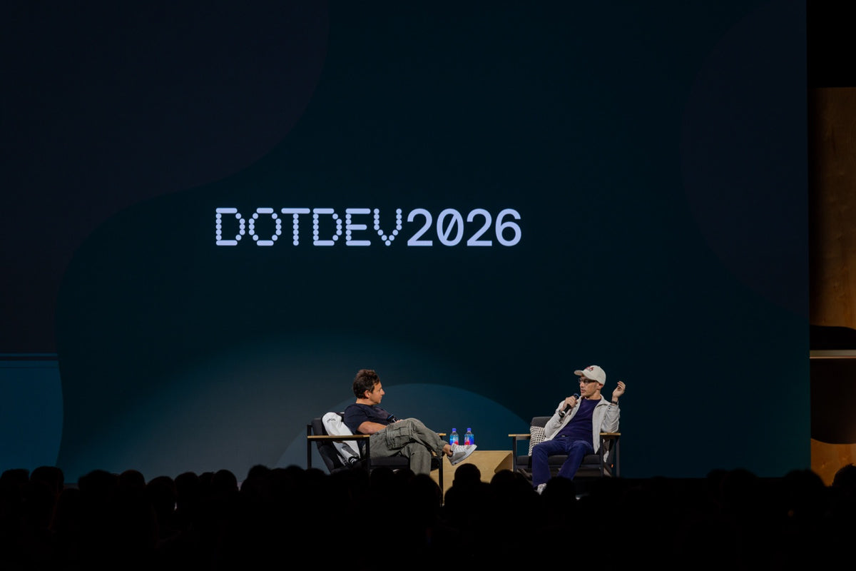 DotDev 2026 image of harley and toby